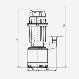 Stainless steel submersible pump