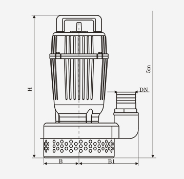 Stainless steel sewage pump