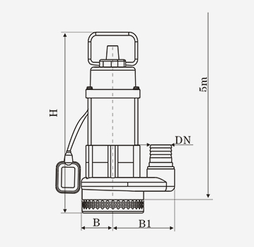 Stainless steel submersible pump